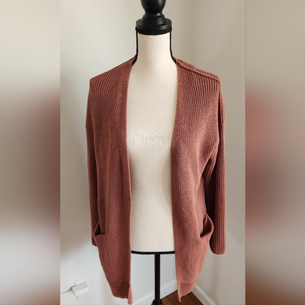 Long, cozy cardigan